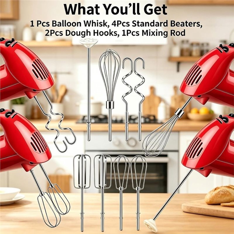 A92G HOT- Hamur Kancaları Çırp - Kitchenaid Mixer Hand Mixer incelemesi ve fiyatı