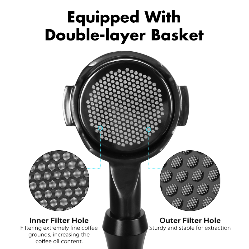 58 MM Kahve Dipsiz Portafilter - Naked Portafilter Bottomless incelemesi ve fiyatı
